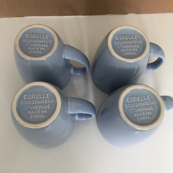 5 Corelle Stoneware Mugs - Picture 3 of 6